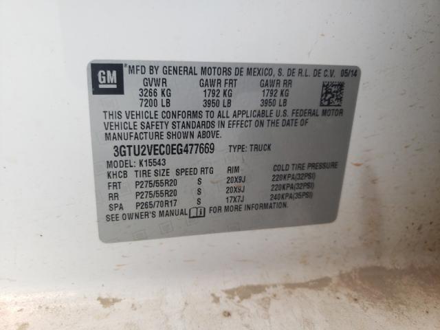 Photo 9 VIN: 3GTU2VEC0EG477669 - GMC SIERRA K15 