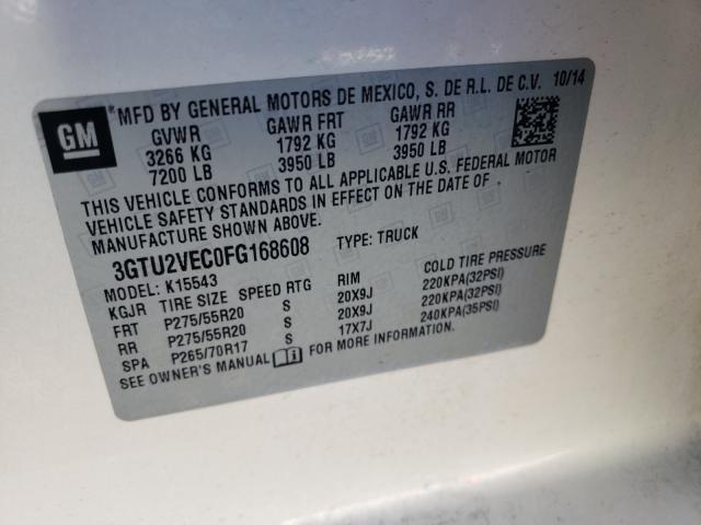 Photo 9 VIN: 3GTU2VEC0FG168608 - GMC SIERRA K15 