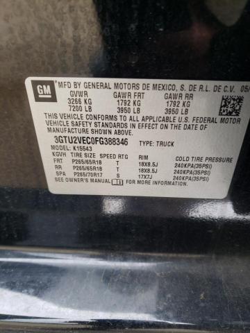 Photo 11 VIN: 3GTU2VEC0FG388346 - GMC SIERRA 