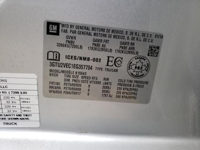 Photo 9 VIN: 3GTU2VEC1EG357704 - GMC SIERRA K15 