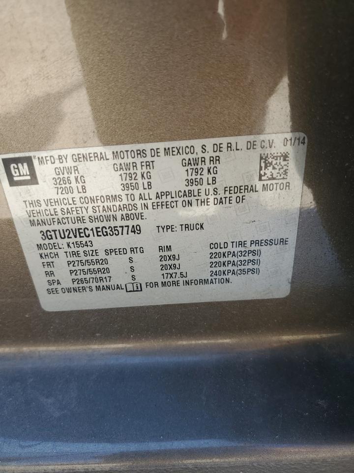 Photo 11 VIN: 3GTU2VEC1EG357749 - GMC SIERRA 