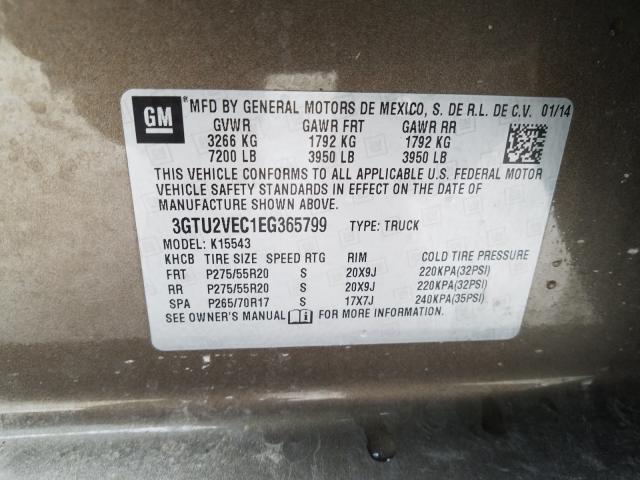 Photo 9 VIN: 3GTU2VEC1EG365799 - GMC SIERRA K15 