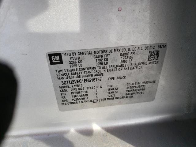 Photo 9 VIN: 3GTU2VEC1EG516737 - GMC SIERRA K15 