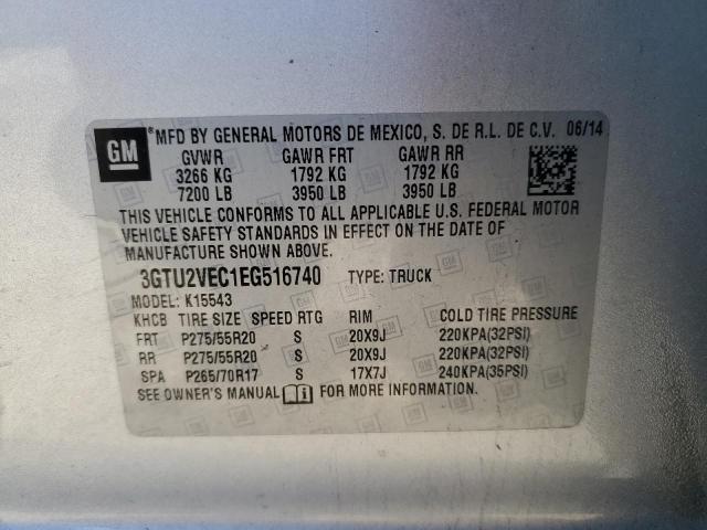 Photo 11 VIN: 3GTU2VEC1EG516740 - GMC SIERRA 