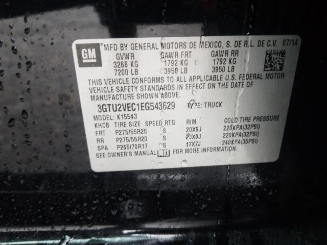 Photo 9 VIN: 3GTU2VEC1EG543629 - GMC SIERRA K15 