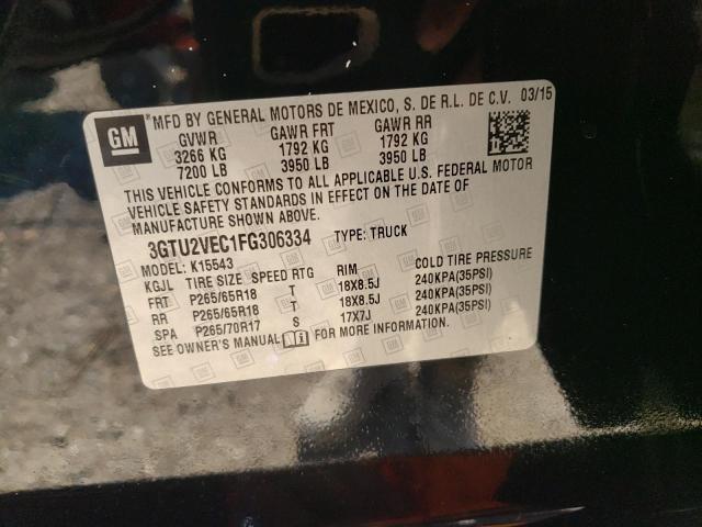 Photo 12 VIN: 3GTU2VEC1FG306334 - GMC SIERRA K15 