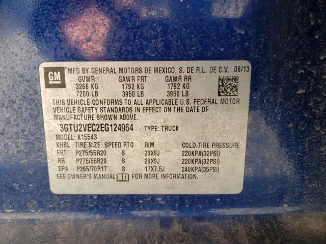 Photo 9 VIN: 3GTU2VEC2EG124964 - GMC SIERRA K15 