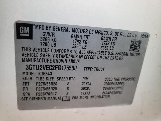 Photo 9 VIN: 3GTU2VEC2FG175530 - GMC SIERRA K15 