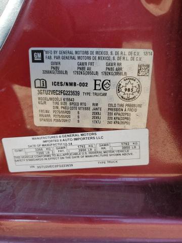 Photo 11 VIN: 3GTU2VEC2FG223639 - GMC SIERRA 