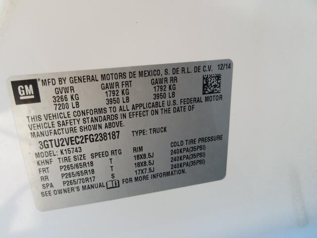 Photo 9 VIN: 3GTU2VEC2FG238187 - GMC SIERRA K15 