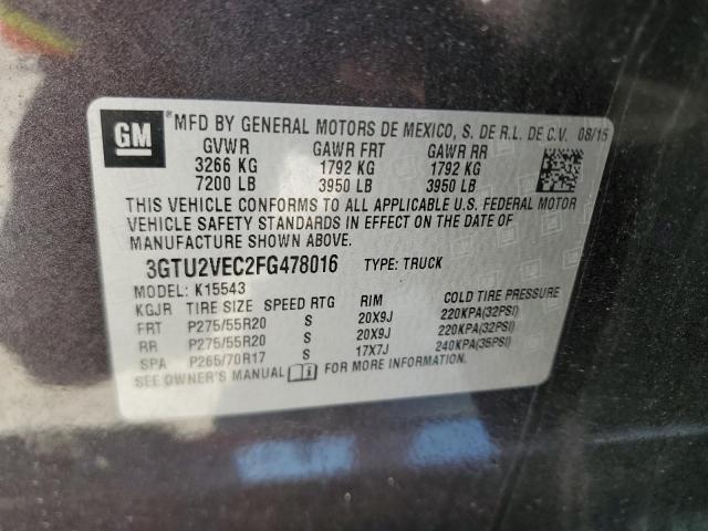 Photo 11 VIN: 3GTU2VEC2FG478016 - GMC SIERRA K15 