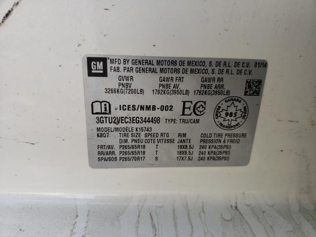 Photo 9 VIN: 3GTU2VEC3EG344498 - GMC SIERRA K15 