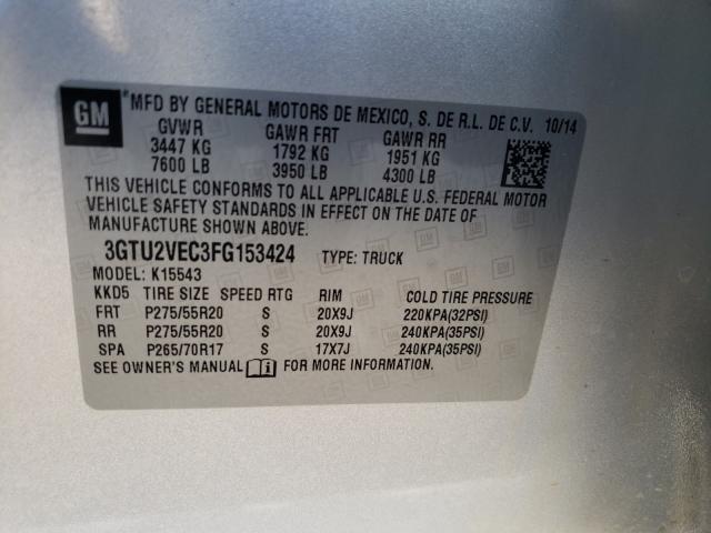 Photo 9 VIN: 3GTU2VEC3FG153424 - GMC SIERRA K15 