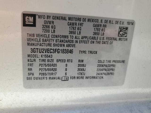 Photo 11 VIN: 3GTU2VEC3FG183846 - GMC SIERRA 