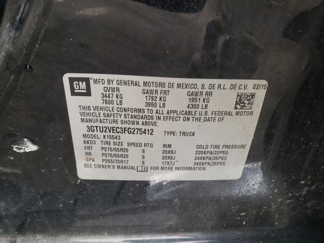 Photo 9 VIN: 3GTU2VEC3FG275412 - GMC SIERRA K15 