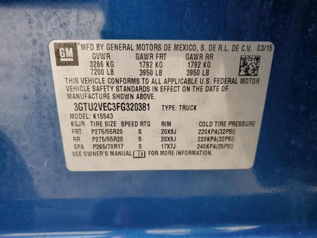 Photo 12 VIN: 3GTU2VEC3FG320381 - GMC SIERRA K15 