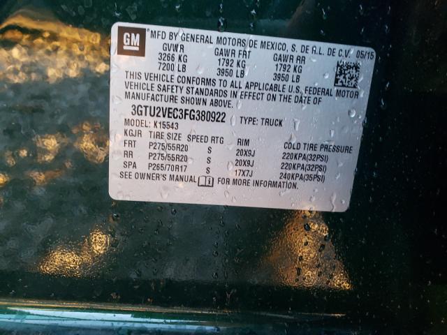 Photo 9 VIN: 3GTU2VEC3FG380922 - GMC SIERRA K15 