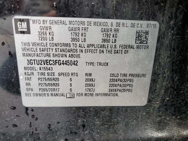 Photo 12 VIN: 3GTU2VEC3FG445042 - GMC SIERRA K15 