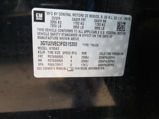 Photo 9 VIN: 3GTU2VEC3FG515350 - GMC SIERRA K15 