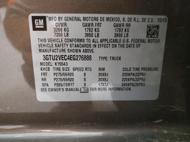 Photo 9 VIN: 3GTU2VEC4EG276888 - GMC SIERRA K15 