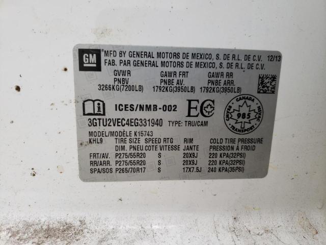 Photo 9 VIN: 3GTU2VEC4EG331940 - GMC SIERRA K15 