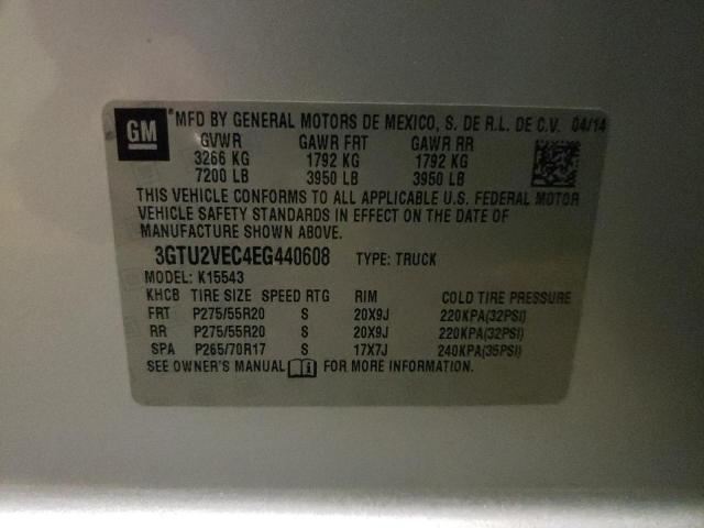 Photo 11 VIN: 3GTU2VEC4EG440608 - GMC SIERRA 