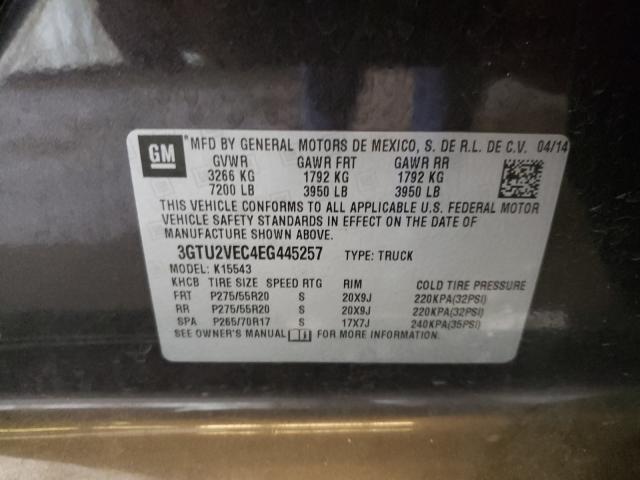 Photo 9 VIN: 3GTU2VEC4EG445257 - GMC SIERRA K15 