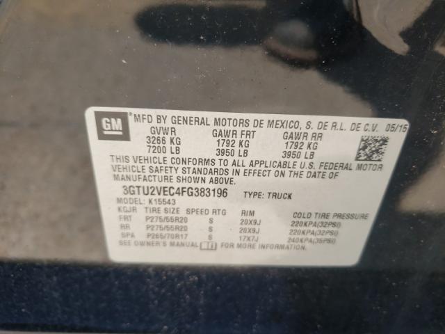 Photo 9 VIN: 3GTU2VEC4FG383196 - GMC SIERRA K15 