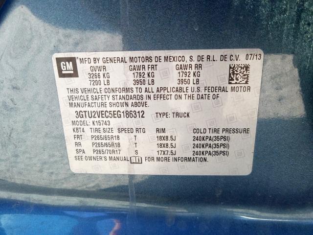 Photo 9 VIN: 3GTU2VEC5EG186312 - GMC SIERRA K15 