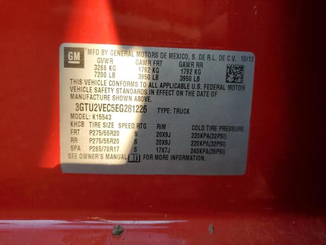 Photo 11 VIN: 3GTU2VEC5EG281226 - GMC SIERRA K15 