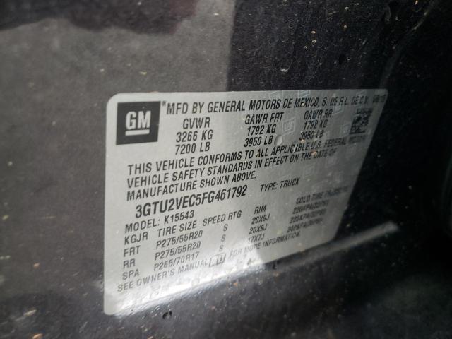 Photo 9 VIN: 3GTU2VEC5FG461792 - GMC SIERRA K15 