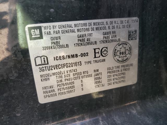 Photo 9 VIN: 3GTU2VEC6FG201613 - GMC SIERRA K15 