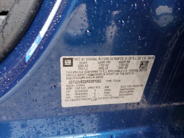 Photo 9 VIN: 3GTU2VEC6FG351060 - GMC SIERRA K15 