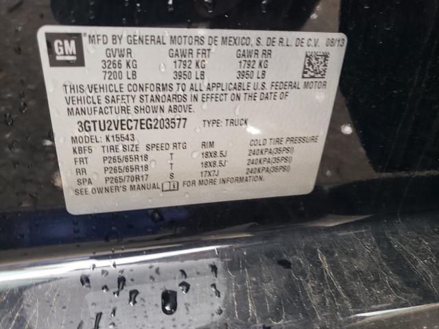 Photo 9 VIN: 3GTU2VEC7EG203577 - GMC SIERRA 1500 