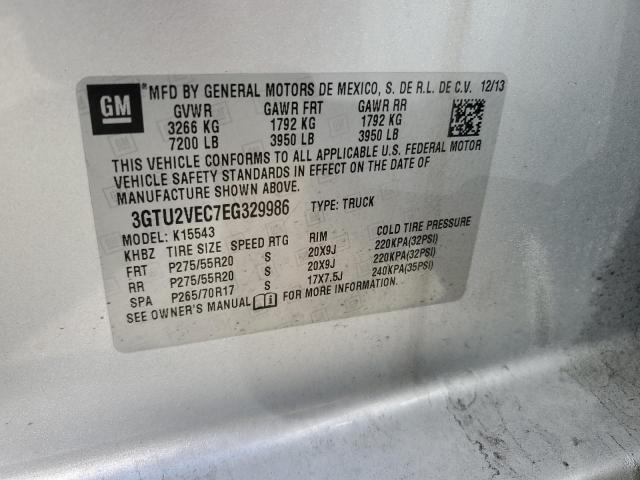 Photo 11 VIN: 3GTU2VEC7EG329986 - GMC SIERRA 