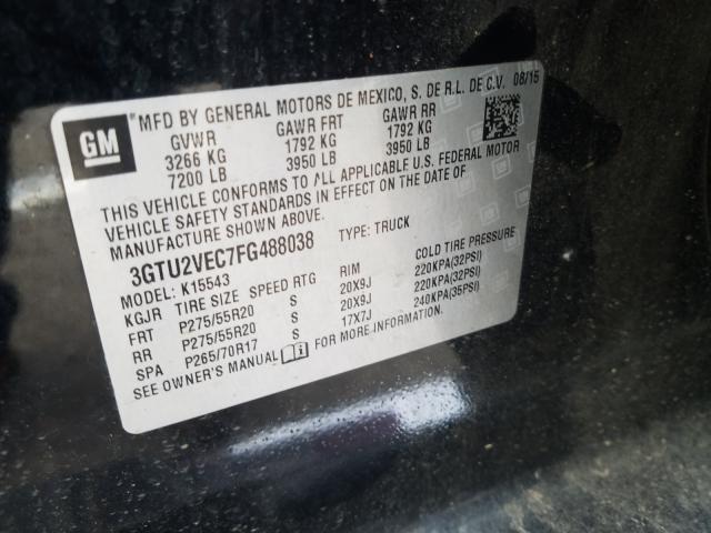 Photo 9 VIN: 3GTU2VEC7FG488038 - GMC SIERRA K15 