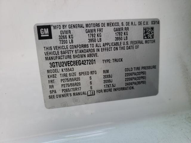 Photo 9 VIN: 3GTU2VEC8EG427201 - GMC SIERRA K15 