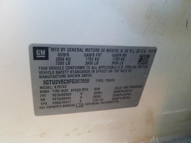 Photo 9 VIN: 3GTU2VEC8FG267659 - GMC SIERRA K15 