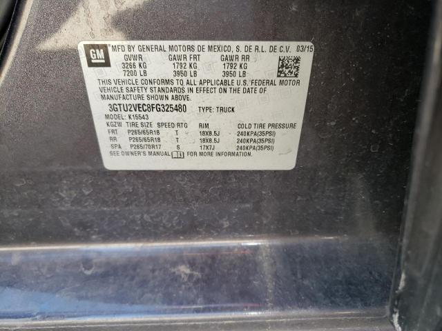 Photo 12 VIN: 3GTU2VEC8FG325480 - GMC SIERRA 