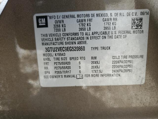 Photo 11 VIN: 3GTU2VEC9EG520860 - GMC SIERRA 