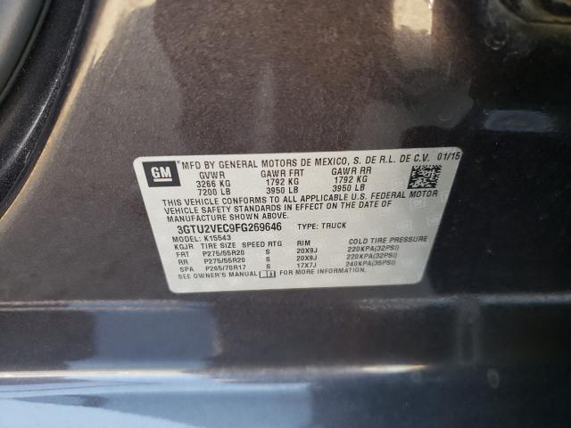 Photo 9 VIN: 3GTU2VEC9FG269646 - GMC SIERRA K15 