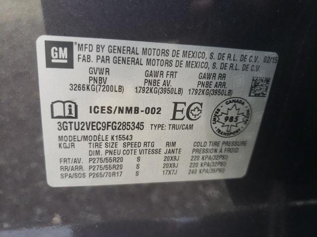 Photo 11 VIN: 3GTU2VEC9FG285345 - GMC SIERRA K15 