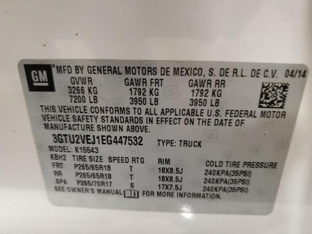 Photo 12 VIN: 3GTU2VEJ1EG447532 - GMC SIERRA K15 