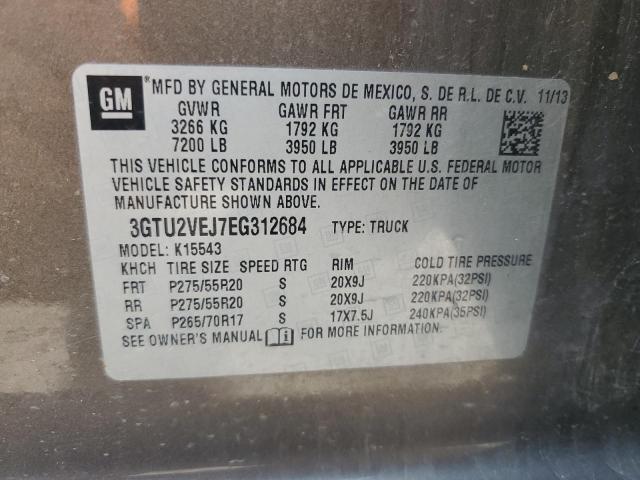 Photo 12 VIN: 3GTU2VEJ7EG312684 - GMC SIERRA 