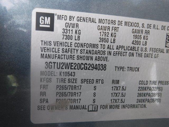 Photo 9 VIN: 3GTU2WE20CG294038 - GMC SIERRA K15 