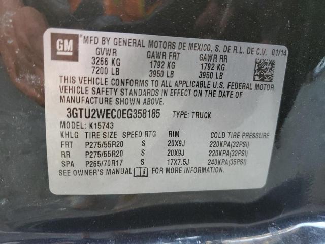 Photo 11 VIN: 3GTU2WEC0EG358185 - GMC SIERRA K15 