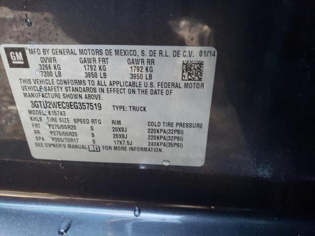 Photo 9 VIN: 3GTU2WEC9EG357519 - GMC SIERRA K15 