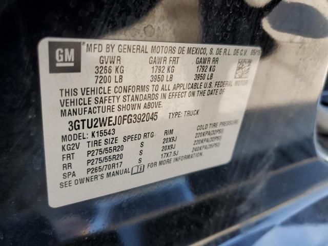 Photo 11 VIN: 3GTU2WEJ0FG392045 - GMC SIERRA K15 