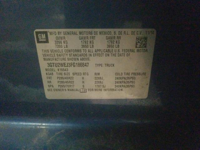 Photo 9 VIN: 3GTU2WEJ3FG186847 - GMC SIERRA K15 