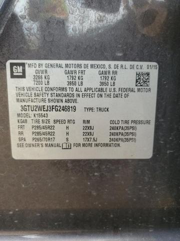 Photo 11 VIN: 3GTU2WEJ3FG246819 - GMC SIERRA 